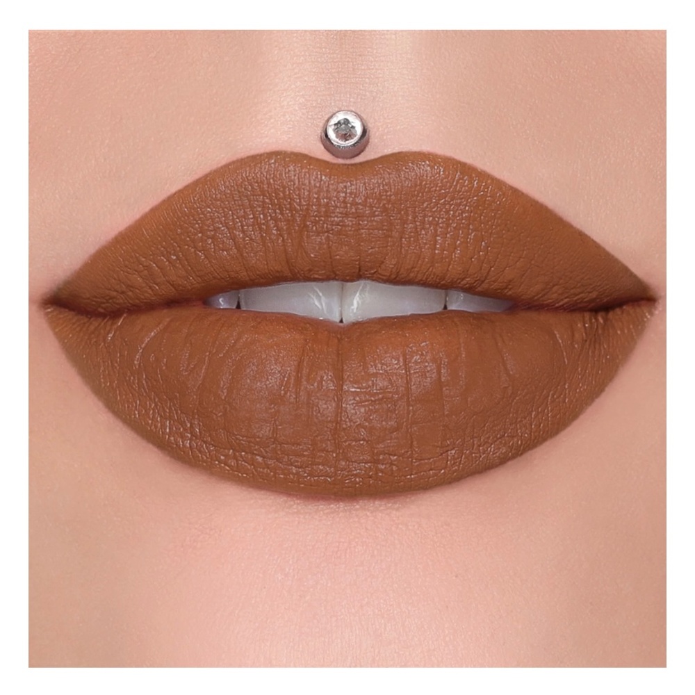 CHOCOLATE FONDUE New in Box Jeffree Star Velvet Trap Lipstick Brown Orange Matte